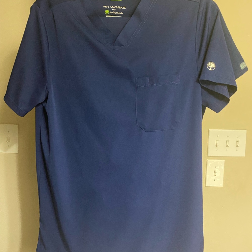 Healing Hands Navy Scrub Set